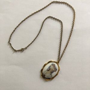 Vintage Marie Antoinette Style Pendant Necklace